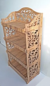 Dekoratif Ahşap Raf Kiler TDM Dolap-44403mse - 3