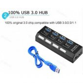 4 PORT USB 3.0 ÇOĞALTICI ÇOKLAYICI HUB ÇOKLAMA ÇOKLU CİHAZ AYGIT BAĞLANTI KLAVYE MOUSE FLASH - 3