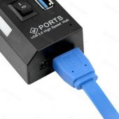 4 PORT USB 3.0 ÇOĞALTICI ÇOKLAYICI HUB ÇOKLAMA ÇOKLU CİHAZ AYGIT BAĞLANTI KLAVYE MOUSE FLASH - 5