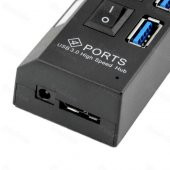 4 PORT USB 3.0 ÇOĞALTICI ÇOKLAYICI HUB ÇOKLAMA ÇOKLU CİHAZ AYGIT BAĞLANTI KLAVYE MOUSE FLASH - 6