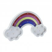 Ahşap Led Işıklı Pilli Gökkuşağı Dekor - 1