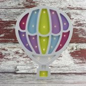 Ahşap Led Işıklı Pilli Balon - 4
