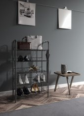 5 Raflı Ayakkabılık Metal Ayakkabılık Çok Amaçlı Dolap - 1