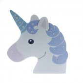 Ahşap Led Işıklı Pilli Unicorn Dekor - 2
