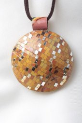 Zariass Kolye Aria Quilling Kahve Desenli - 2