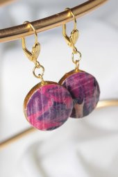 Zariass Küpe Brook Quilling Ebruli - 1