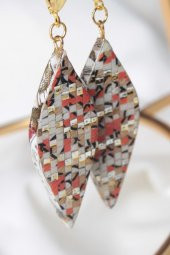 Zariass Küpe Lolita Quilling Baklava Desenli - 2