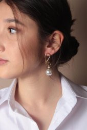 Zariass Küpe Maggy  İnci - 2