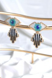 Zariass Küpe Miyuki Fatma Ana Eli ve Mavi Göz - 1