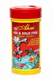Ahm Koi Goldfish Colour Sticks Balık Yemi 250 ml - 1