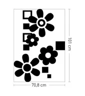 Vakana Kadife Duvar Sticker 70X101 Cm - 3
