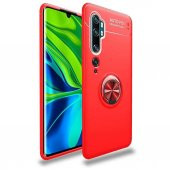 Xiaomi Mi Note 10 Yüzüklü Standlı Manyetik Kamera Korumalı Kılıf - 4