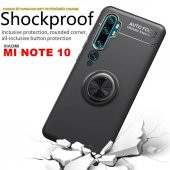 Xiaomi Mi Note 10 Yüzüklü Standlı Manyetik Kamera Korumalı Kılıf - 10