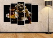 Kafe, Cafe, Kıraathane Kahvehane Tablosu - 1