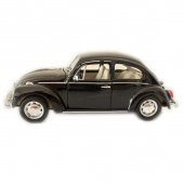 Volkswagen Beetle (Hard - Top)  1/24-27 Ölçek Siyah Model Oyuncak Araba - 1