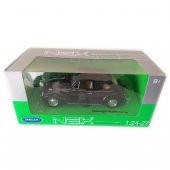 Volkswagen Beetle (Hard - Top)  1/24-27 Ölçek Siyah Model Oyuncak Araba - 2