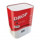 Drop Dispenser Masaüstü Peçete - 3 Katlama - 250 Adetlik 18 Paket - Koli - 2