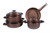 Porland Grena Bakır Tencere Takımı 7 Parça - 1
