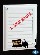 GAMA Banyo Havalandırma Menfezi 40x52 Plastik Panjur SÜPER KALİTE - 1