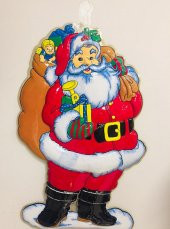 YILBAŞI ÇUVALLI NOEL BABA ŞEFFAF ASMA SÜS - 1