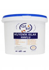 Alsil Hijyenik Islak Havlu Hijyen Kovası Tek Kullanımlık 350 Adet - 2