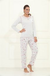 etoile Uzun Kol100 Pamuklu Pijama Takımı S - 5XL Arası / 98075 - 2
