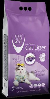 Vancat Lavanta Kokulu Kedi Kumu-İnce Taneli 5 kg / 5.9 lt - 2