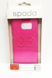 Samsung Galaxy S6 Edge Spada Pembe Silikon Kılıf - 3