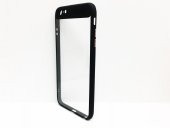 iPhone 6-6S Plus Siyah Kenar Şeffaf Rubber Silikon Kılıf - 3