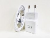 Samsung Galaxy A8 2018 Uyumlu TA20EWECGWW USB Type-C Ev Şarj Alet - 1