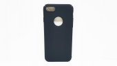 iPhone 7 Siyah Silikon Rubber Sert Kılıf - 1