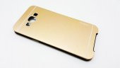 Samsung Galaxy A8 Motomo Gold Metal Kılıf - 1