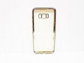 Samsung Galaxy S8 Plus Gümüş Kenar Şeffaf Silikon Kılıf - 2