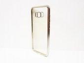 Samsung Galaxy S8 Plus Gümüş Kenar Şeffaf Silikon Kılıf - 3