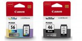 CANON PG-46 CL-56 SİYAH/RENKLİ KARTUŞ SET 2 ürün - 1