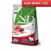 ND Tahılsız Tavuklu Narlı Büyük Irk Maxi Köpek Maması 1 Kg AÇIK - 1