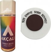Akçalı 925 400 Ml Emaye Kahverengi Soba Boyası Sprey Boya - 1