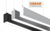 LİNEAR SARKIT ARMATÜR OSRAM LED 30 CM SİYAH KASA BEYAZ IŞIK + ASKI APARATI HEDİYE !!! - 1