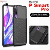 Huawei P Smart Pro 2019 Elde Kaymayan Kamera korumalı Kılıf thumbnail 1
