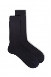 6'lı Erkek  Düz Bambu Çorap 4440-A6 - 6