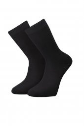 3'lü Erkek  Düz Bambu Çorap 4440-A3 - 2