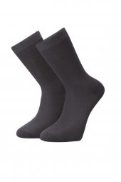 3'lü Erkek  Düz Bambu Çorap 4440-A3 - 4