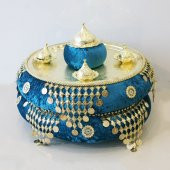 PARALI YÜKSEK KUBBE 2 KAT SEPET TEPSİ - 2