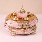 PARALI YÜKSEK KUBBE 2 KAT SEPET TEPSİ - 5