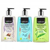 SALOON DOĞANIN KOKUSU 3LÜ KARMA KOLİ (SALOON DOĞANIN KOKUSU SIVI SABUN ARGAN YAĞI & LAVANTA 500ML) - 1
