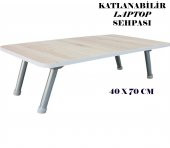 Notebook Laptop Masası Çalışma Masası Servis Masası 40x70 cm - 2