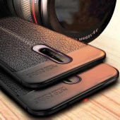 Xiaom Redmi K30 Deri Desenli Kamera Korumalı Silikon Kılıf - 2