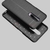 Xiaom Redmi K30 Deri Desenli Kamera Korumalı Silikon Kılıf - 4