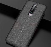 Xiaom Redmi K30 Deri Desenli Kamera Korumalı Silikon Kılıf - 6