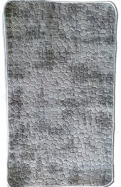 60 x 100cm Kaymaz Tabanlı Paspas, evinizin her yerinde, dekoratif, overloklu, - 1